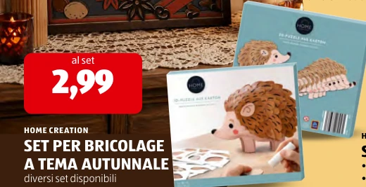 SET PER BRICOLAGE A TEMA AUTUNNALE - Home Creation