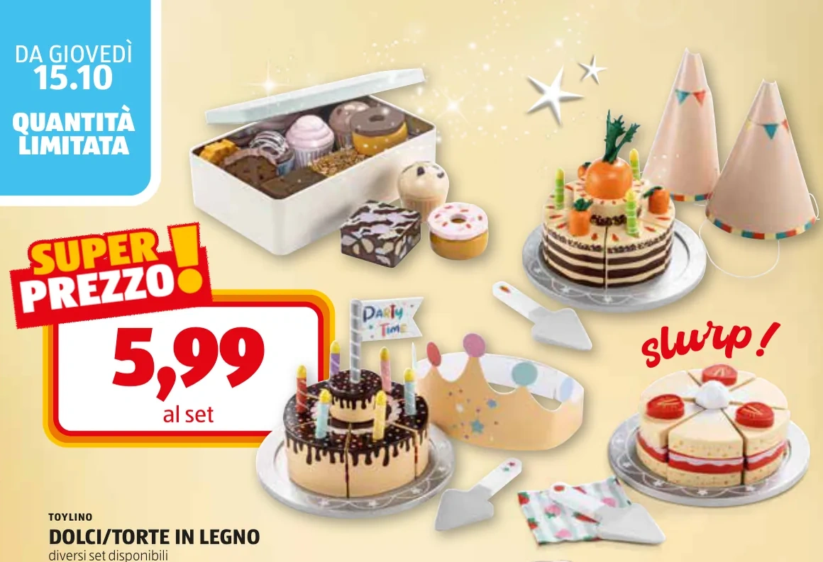 DOLCI/TORTE IN LEGNO - Toylino
