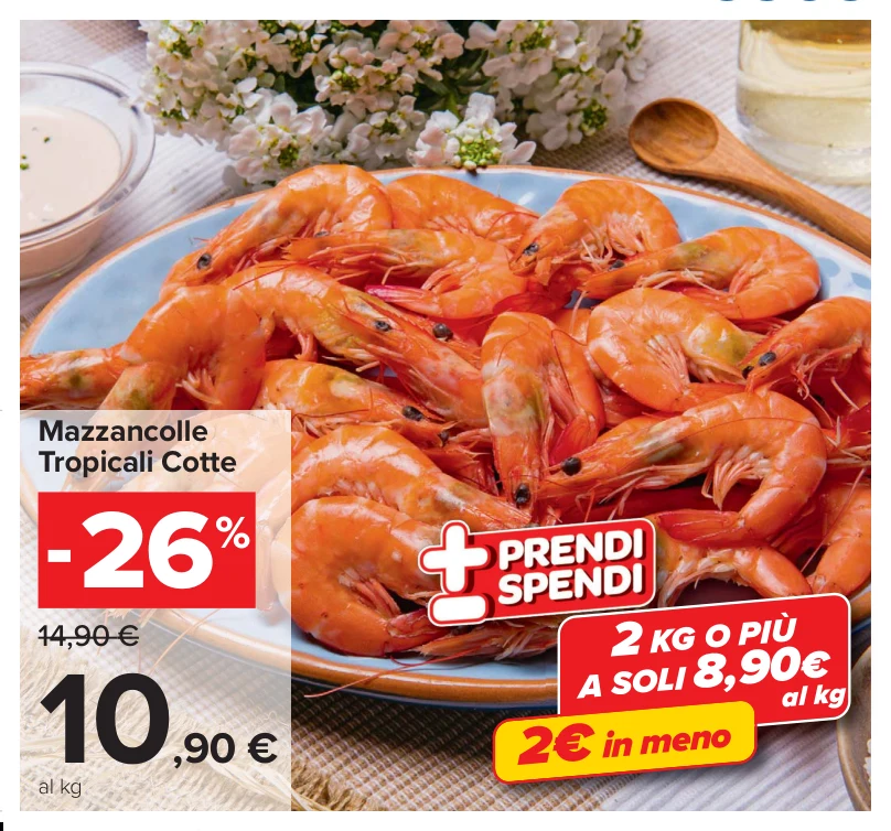 Mazzancolle Tropicali Cotte