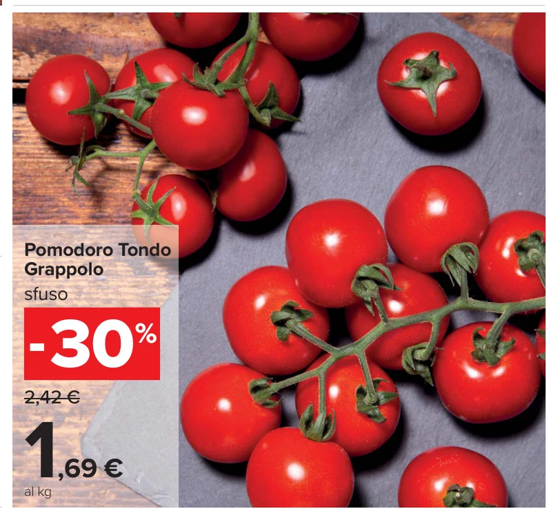 Pomodoro Tondo Grappolo sfuso