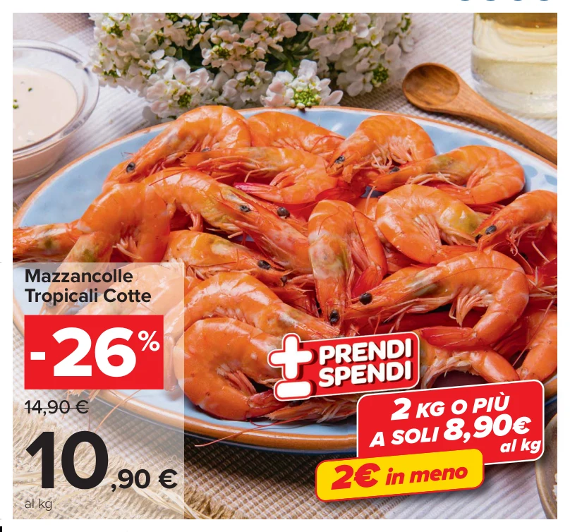 Mazzancolle Tropicali Cotte