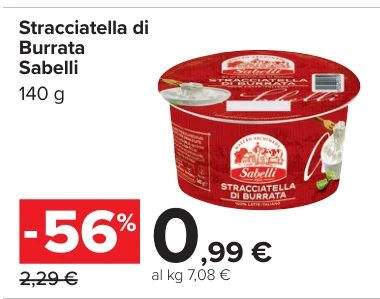 Stracciatella di Burrata Sabelli 140 g
