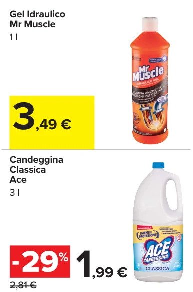 Gel Idraulico Mr Muscle 1 l