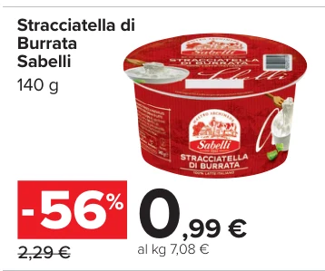 Stracciatella di Burrata Sabelli 140 g