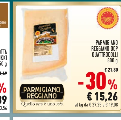 Parmigiano Reggiano DOP Quattrocolli