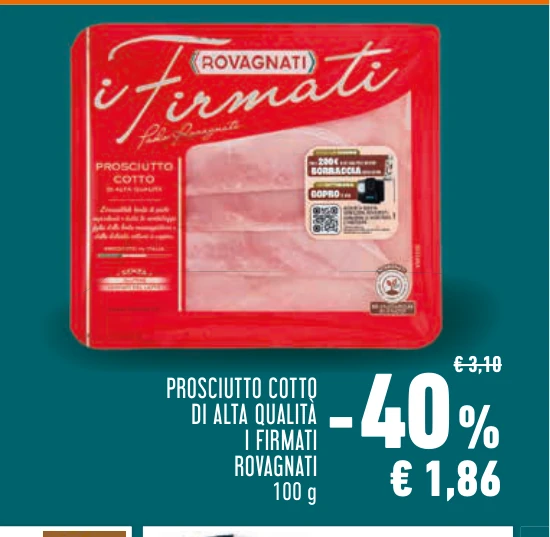 Prosciutto cotto alta qualità I Firmati Rovagnati