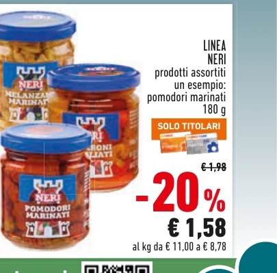 Linea Neri prodotti assortiti