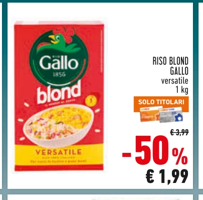 Riso Blond Gallo