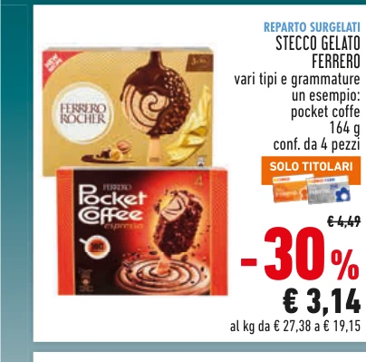Stecco gelato Ferrero