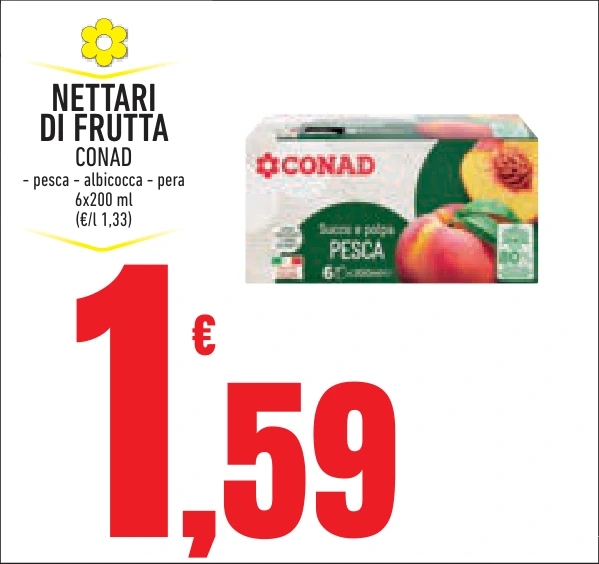 NETTARI DI FRUTTA CONAD