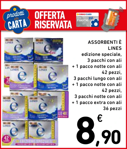ASSORBENTI È LINES