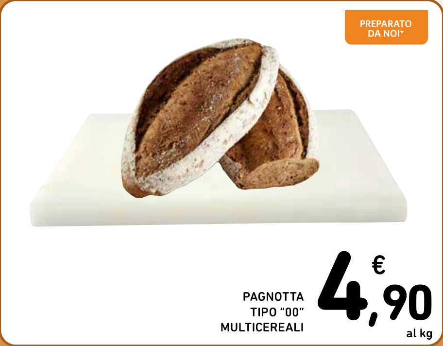 PAGNOTTA TIPO “00” MULTICEREALI