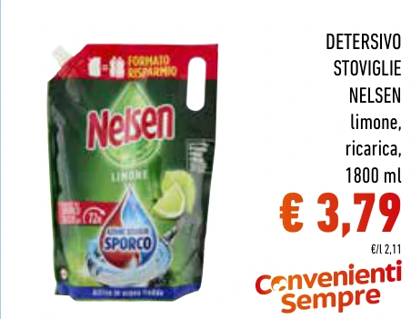 DETERSIVO STOVIGLIE NELSEN