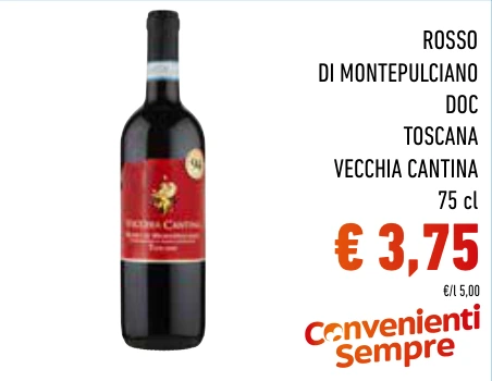 ROSSO DI MONTEPULCIANO DOC TOSCANA VECCHIA CANTINA