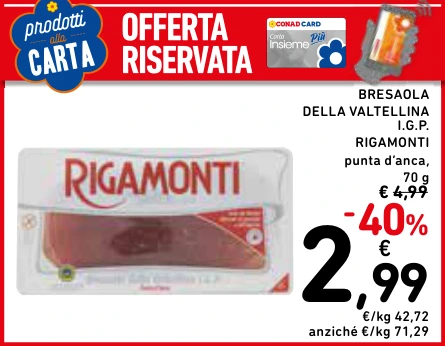BRESAOLA DELLA VALTELLINA I.G.P. RIGAMONTI ESAO