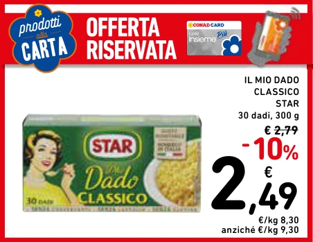 IL MIO DADO CLASSICO STAR