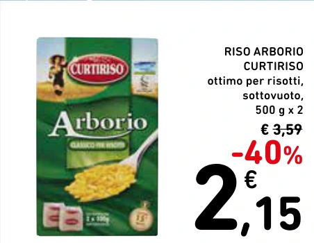RISO ARBORIO CURTIRISO