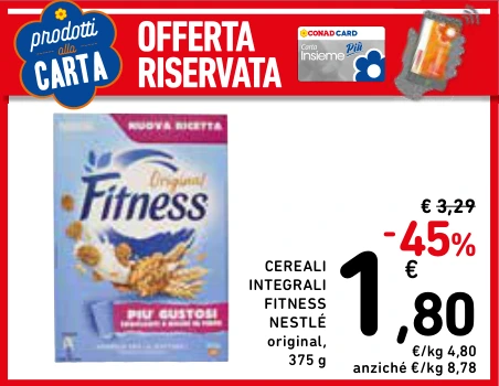CEREALI INTEGRALI FITNESS NESTLÉ