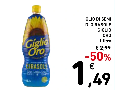 OLIO DI SEMI DI GIRASOLE GIGLIO ORO
