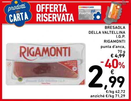 BRESAOLA DELLA VALTELLINA I.G.P. RIGAMONTI
