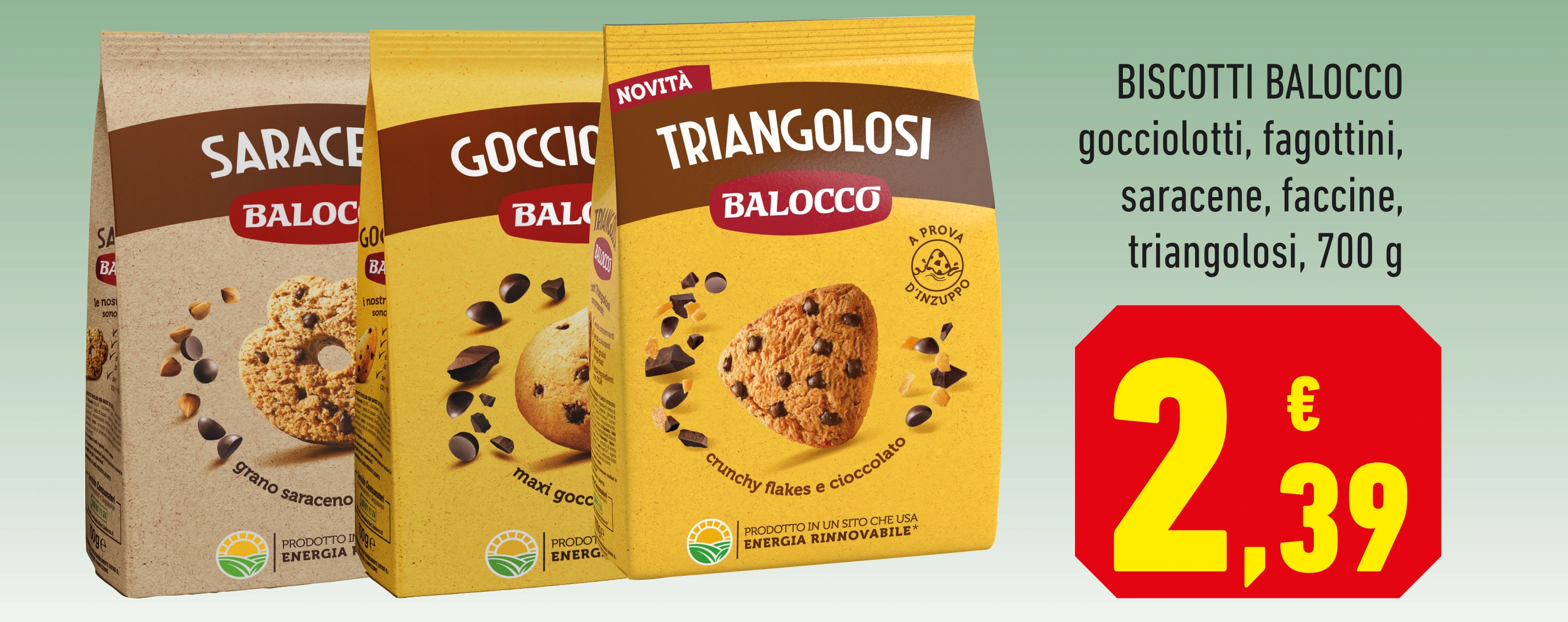 Biscotti Balocco assortiti 700 g