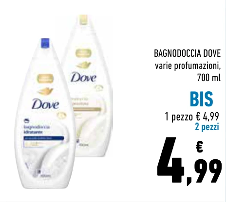 BAGNODOCCIA DOVE BIS