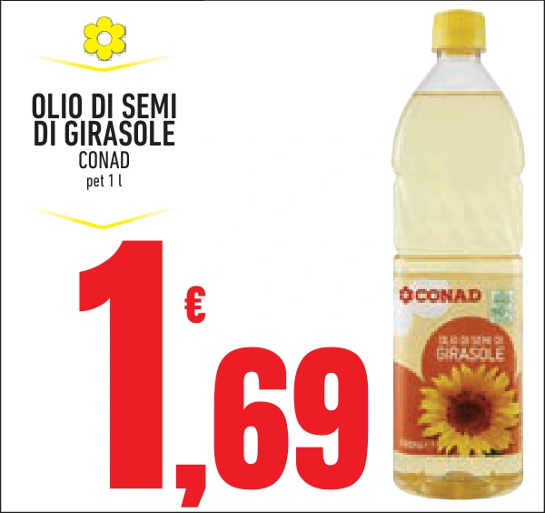 OLIO DI SEMI DI GIRASOLE CONAD