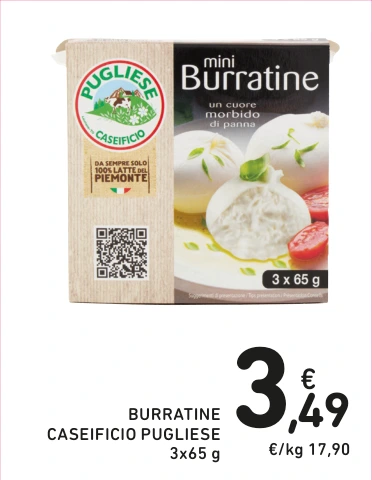 BURRATINE CASEIFICIO PUGLIESE