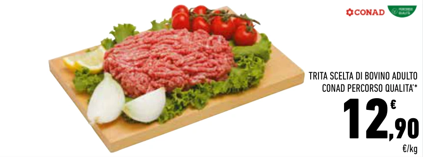 TRITA SCELTA DI BOVINO ADULTO CONAD PERCORSO QUALITA’*