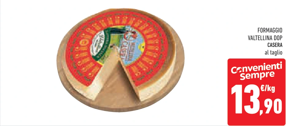 FORMAGGIO VALTELLINA DOP CASERA