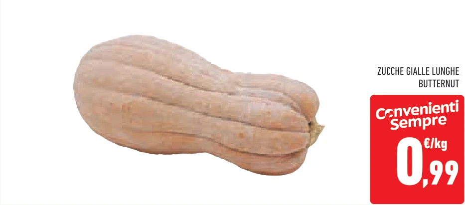 ZUCCHE GIALLE LUNGHE BUTTERNUT