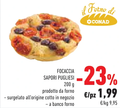 FOCACCIA SAPORI PUGLIESI