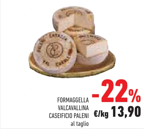 FORMAGGELLA VALCAVALLINA CASEIFICIO PALENI
