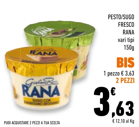 PESTO/SUGO FRESCO RANA