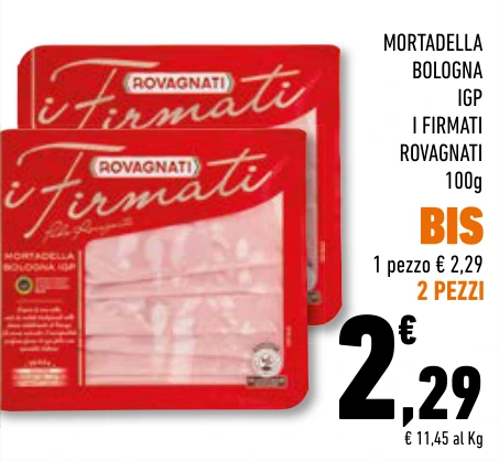 MORTADELLA BOLOGNA IGP I FIRMATI ROVAGNATI