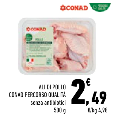 ALI DI POLLO CONAD PERCORSO QUALITÀ