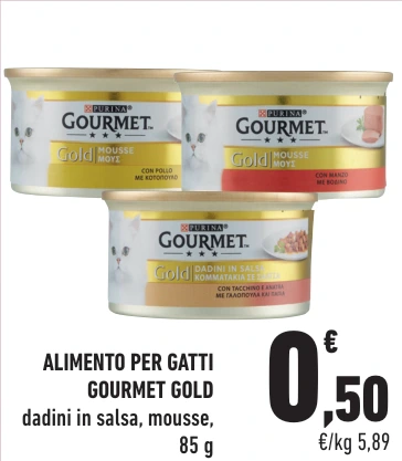 ALIMENTO PER GATTI GOURMET GOLD