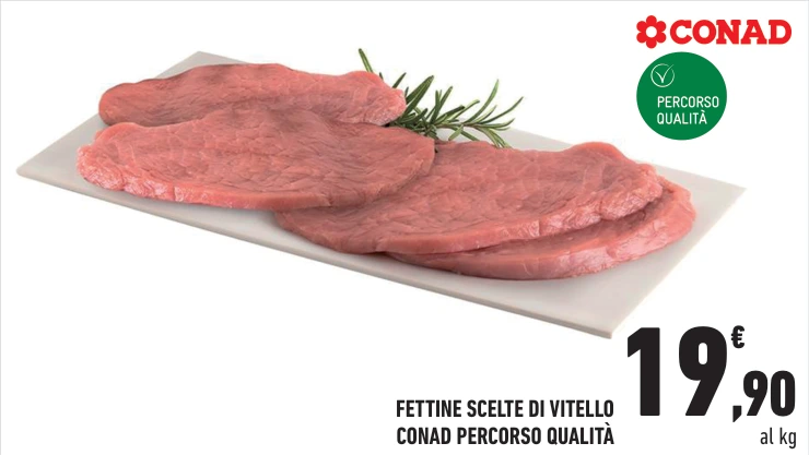 FETTINE SCELTE DI VITELLO CONAD PERCORSO QUALITÀ