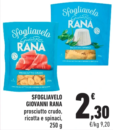 SFOGLIAVELO GIOVANNI RANA