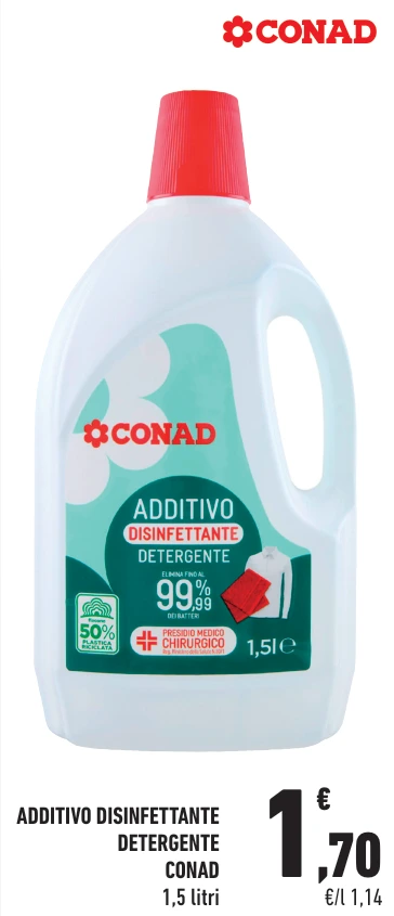 ADDITIVO DISINFETTANTE DETERGENTE CONAD