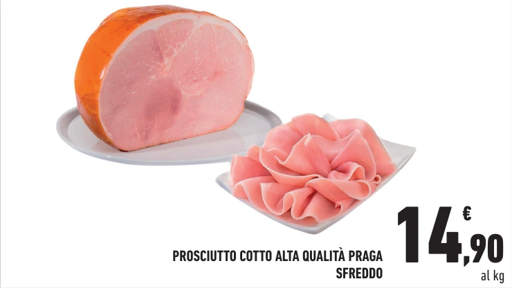 PROSCIUTTO COTTO ALTA QUALITÀ PRAGA SFREDDO