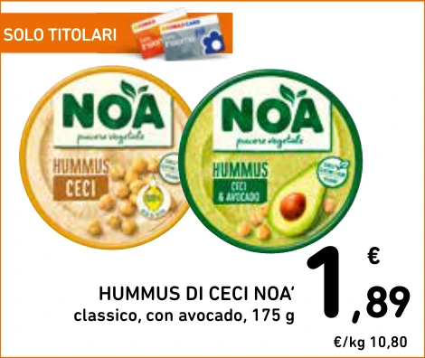 HUMMUS DI CECI NOA’