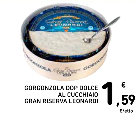GORGONZOLA DOP DOLCE AL CUCCHIAIO GRAN RISERVA LEONARDI