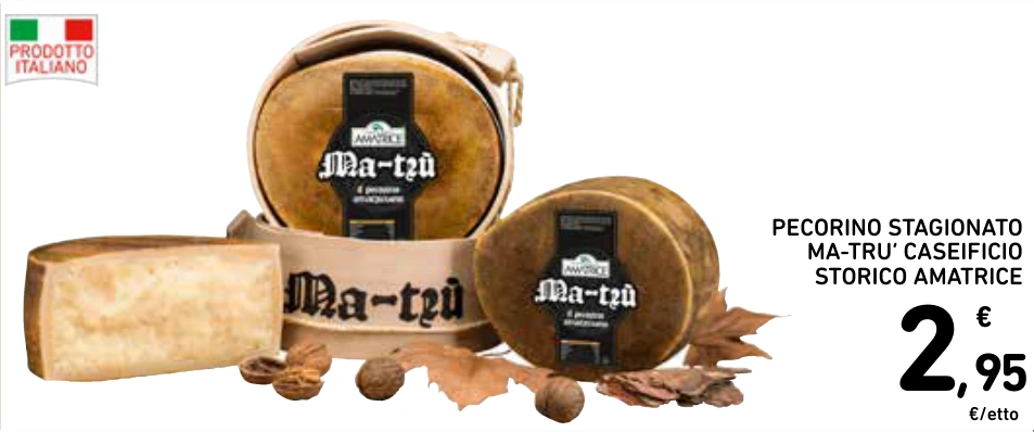 PECORINO STAGIONATO MA-TRU’ CASEIFICIO STORICO AMATRICE