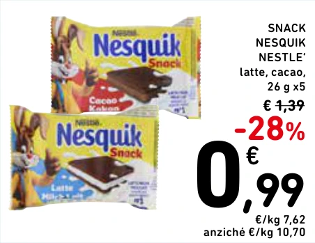 SNACK NESQUIK NESTLE’