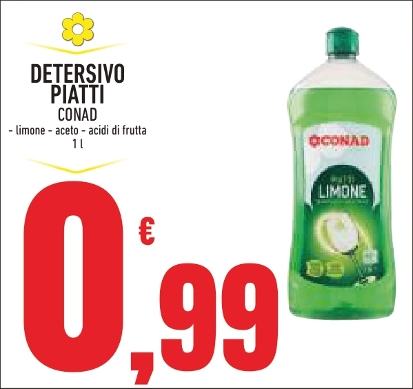 DETERSIVO PIATTI CONAD