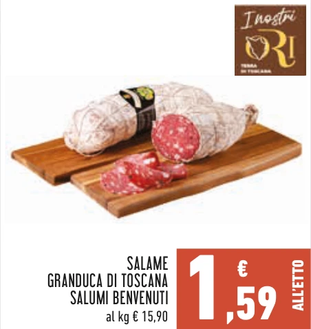 SALAME GRANDUCA DI TOSCANA SALUMI BENVENUTI