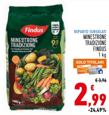 MINESTRONE TRADIZIONE FINDUS