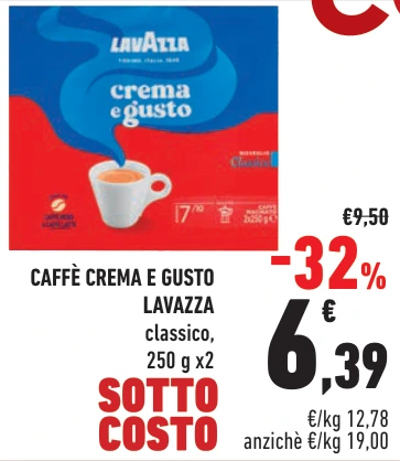 CAFFÈ CREMA E GUSTO LAVAZZA