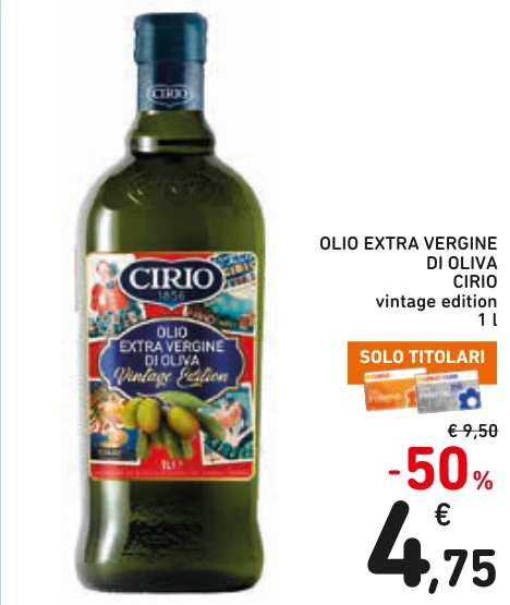 OLIO EXTRA VERGINE DI OLIVA CIRIO